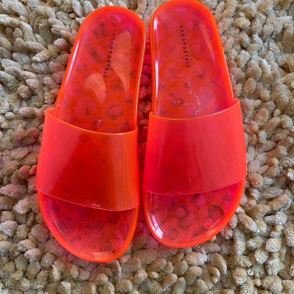 Aeropostale Jelly Slides
